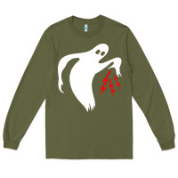 Army Green the ghost army Long Sleeve Tee - linhVisuals
