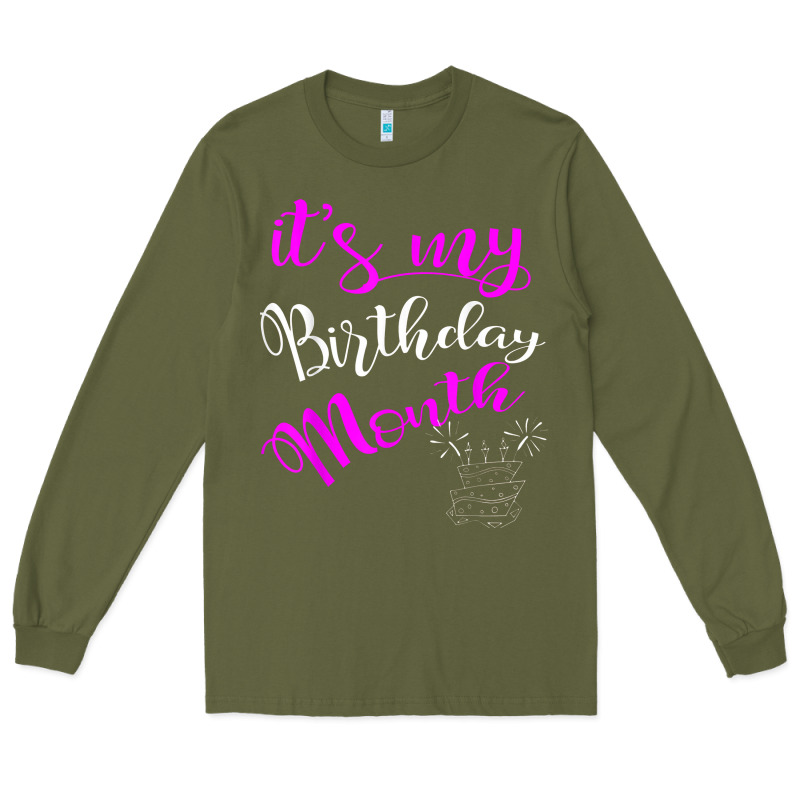 It's My Birthday Month Party Long Sleeve Tee by linhVisuals | Teevron
