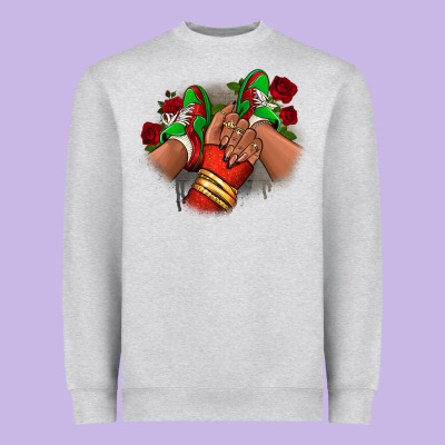 Latina Mexican Heavyweight Sweatshirt Designed By Ranaportraitstore