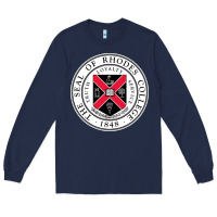Navy Rhodes College Long Sleeve Tee - linhVisuals