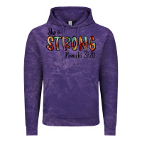 Cloud Purple she is strong provebs Vintage Hoodie - CowhideDigitalArt