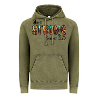 Vintage Olive she is strong provebs Vintage Hoodie - CowhideDigitalArt