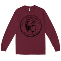 Burgundy Sarah Lawrence College Long Sleeve Tee - linhVisuals