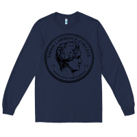Navy Sarah Lawrence College Long Sleeve Tee - linhVisuals