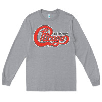 Heather Grey Chicago Live In Concert Long Sleeve Tee - linhVisuals