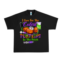 Black i care for the cutest pumpkins in the patch Urban Heavy Tee - BundleAndBundleShop