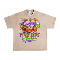 French Oak i care for the cutest pumpkins in the patch Urban Heavy Tee - BundleAndBundleShop