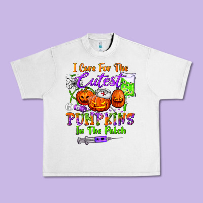 I Care For The Cutest Pumpkins In The Patch Urban Heavy Tee Designed By Bundleandbundleshop