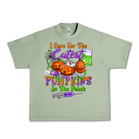 Oil Green i care for the cutest pumpkins in the patch Urban Heavy Tee - BundleAndBundleShop