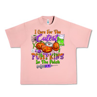 Salmon i care for the cutest pumpkins in the patch Urban Heavy Tee - BundleAndBundleShop