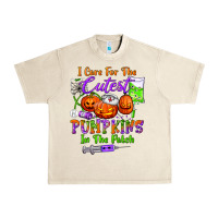 Sandshell i care for the cutest pumpkins in the patch Urban Heavy Tee - BundleAndBundleShop