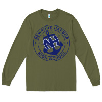 Army Green newport harbor high school Long Sleeve Tee - linhVisuals
