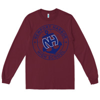 Burgundy newport harbor high school Long Sleeve Tee - linhVisuals