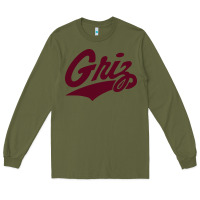 Army Green montana griz basketball Long Sleeve Tee - linhVisuals