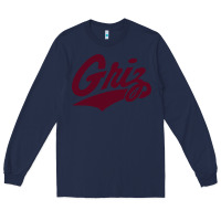 Navy montana griz basketball Long Sleeve Tee - linhVisuals
