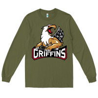 Army Green #the griffins grand rapids Long Sleeve Tee - linhVisuals