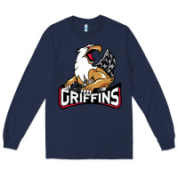 Navy #the griffins grand rapids Long Sleeve Tee - linhVisuals