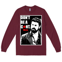 Burgundy the boys butcher don't be a Long Sleeve Tee - linhVisuals