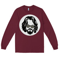 Burgundy big lebowski Long Sleeve Tee - linhVisuals