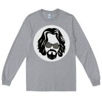 Heather Grey big lebowski Long Sleeve Tee - linhVisuals