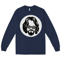 Navy big lebowski Long Sleeve Tee - linhVisuals