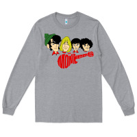 Heather Grey the monkees Long Sleeve Tee - linhVisuals