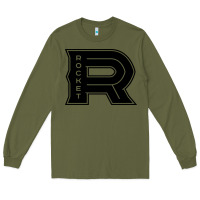 Army Green the rocket laval Long Sleeve Tee - linhVisuals