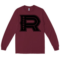 Burgundy the rocket laval Long Sleeve Tee - linhVisuals
