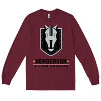 Burgundy #the silver knight henderson Long Sleeve Tee - linhVisuals
