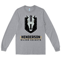 Heather Grey #the silver knight henderson Long Sleeve Tee - linhVisuals