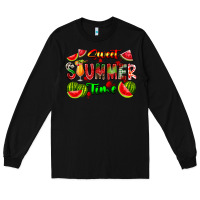 Black summer time Long Sleeve Tee - CowhideDigitalArt