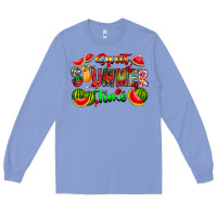 Colony Blue summer time Long Sleeve Tee - CowhideDigitalArt