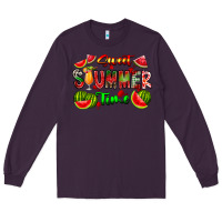 Plum summer time Long Sleeve Tee - CowhideDigitalArt