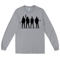 Heather Grey u2 silhouette the joshua tree tour poster Long Sleeve Tee - linhVisuals