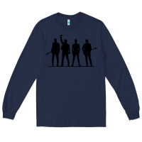 Navy u2 silhouette the joshua tree tour poster Long Sleeve Tee - linhVisuals