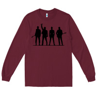 Burgundy u2 silhouette the joshua tree tour poster Long Sleeve Tee - linhVisuals