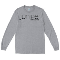Heather Grey juniper networks Long Sleeve Tee - linhVisuals