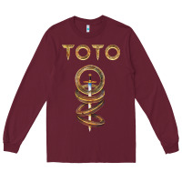 Burgundy #toto, sword of the rings Long Sleeve Tee - linhVisuals