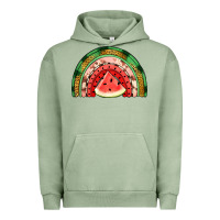 Pigment Oil Green watermelon rainbow Urban Hoodie - Jasminsmagicworld