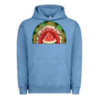 Pigment Pebble Blue watermelon rainbow Urban Hoodie - Jasminsmagicworld