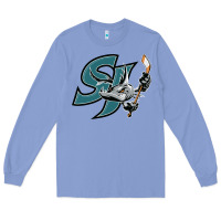 Colony Blue the-san-jose-barracuda-pen Long Sleeve Tee - linhVisuals
