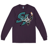 Plum the-san-jose-barracuda-pen Long Sleeve Tee - linhVisuals