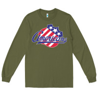 Army Green the-rochester-americans-pen Long Sleeve Tee - linhVisuals