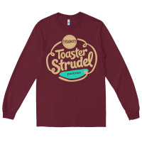 Burgundy toaster strudel pastry Long Sleeve Tee - linhVisuals