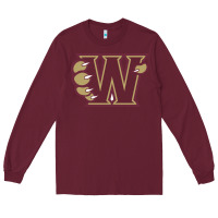 Burgundy whitney high school Long Sleeve Tee - linhVisuals