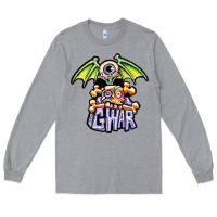 Heather Grey monster gwar movie Long Sleeve Tee - linhVisuals