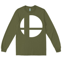 Army Green super smash bros Long Sleeve Tee - linhVisuals