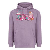 Lavender pink Christmas coffee Heavyweight Hoodie - Jasminsmagicworld