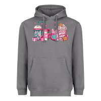 Storm pink Christmas coffee Heavyweight Hoodie - Jasminsmagicworld