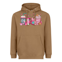 Toasted Coconut pink Christmas coffee Heavyweight Hoodie - Jasminsmagicworld